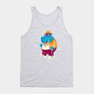 Street Hippo Tank Top